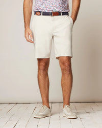 Johnnie-O Mulligan Performance Woven Shorts - Stone