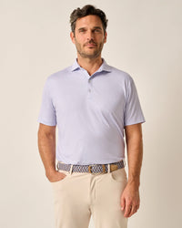 Johnnie-O Performance Jersey Polo - Wesson - Vino