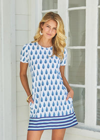 Cabana Life Delray Short Sleeve Shift Dress