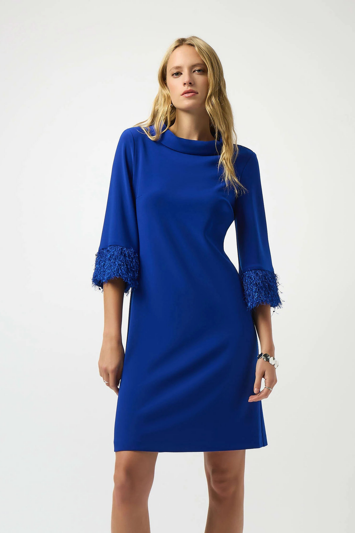 Joseph Ribkoff Royal Blue A-Line Dress