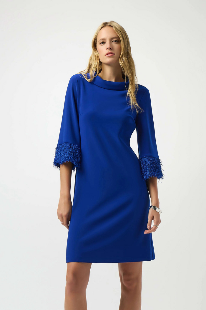 Joseph Ribkoff Royal Blue A-Line Dress