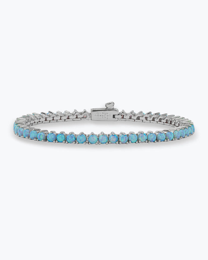 Melinda Maria Not Your Basic Blue Opal Bracelet - Silver