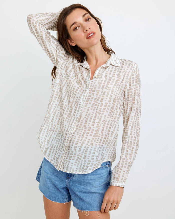 Bella Dahl Abstract Hipster Shirt