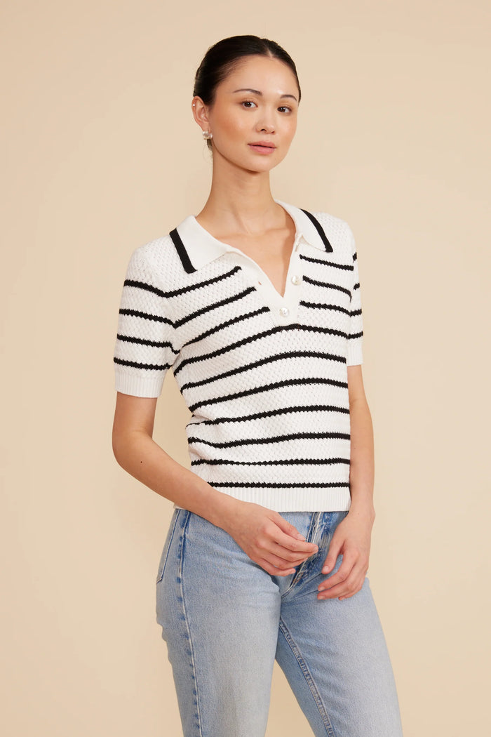 Lucy Paris Davey Stripe Top