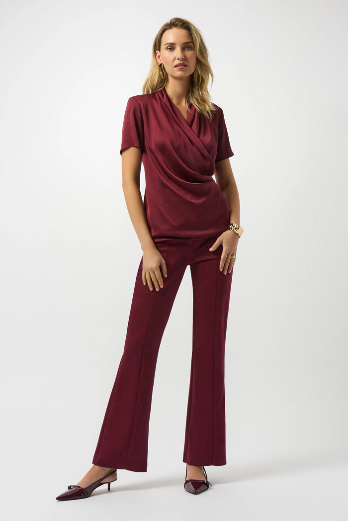 Joseph Ribkoff Knit Wrap Top