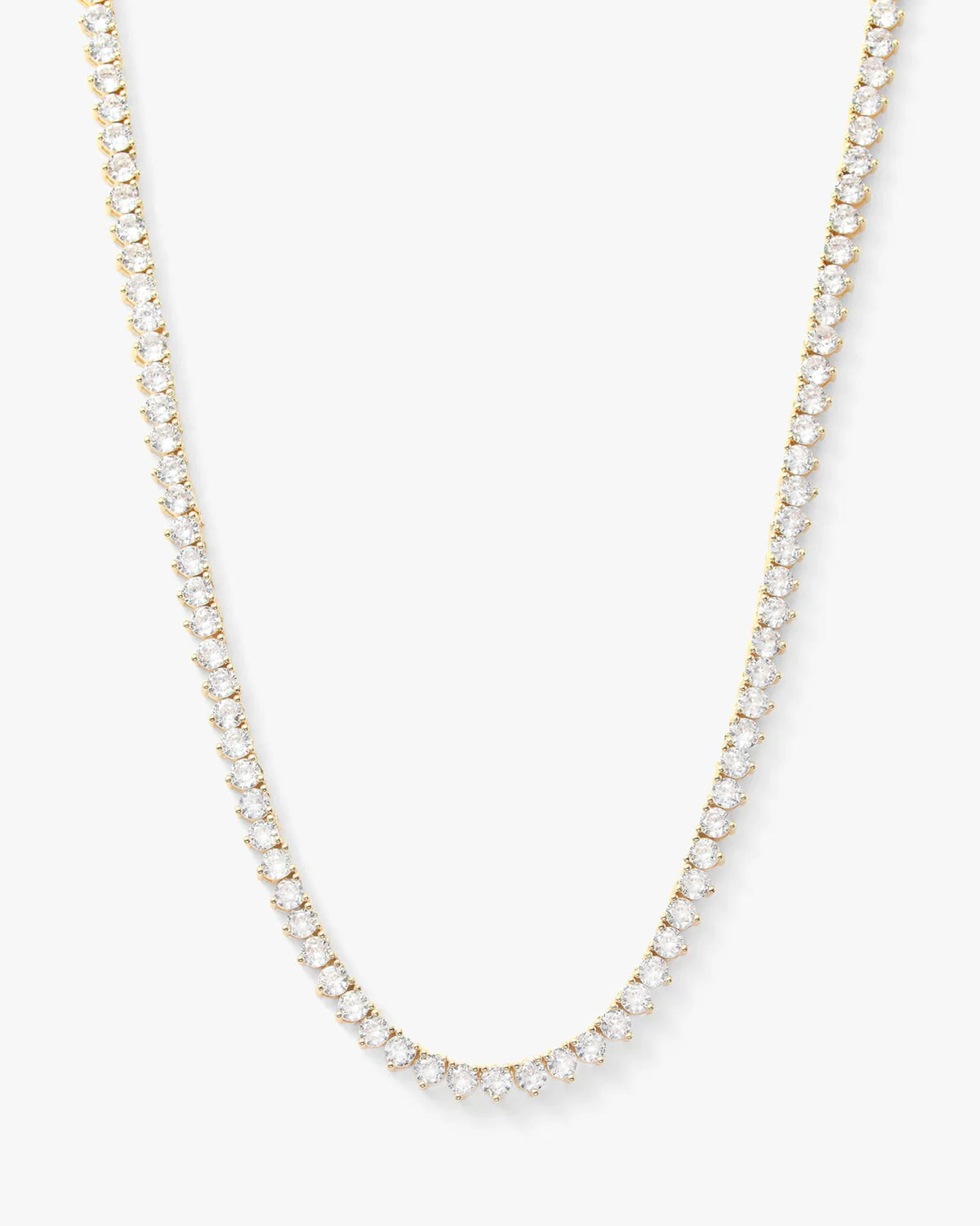 Not Your Basic 16’ Gold Tennis Necklace