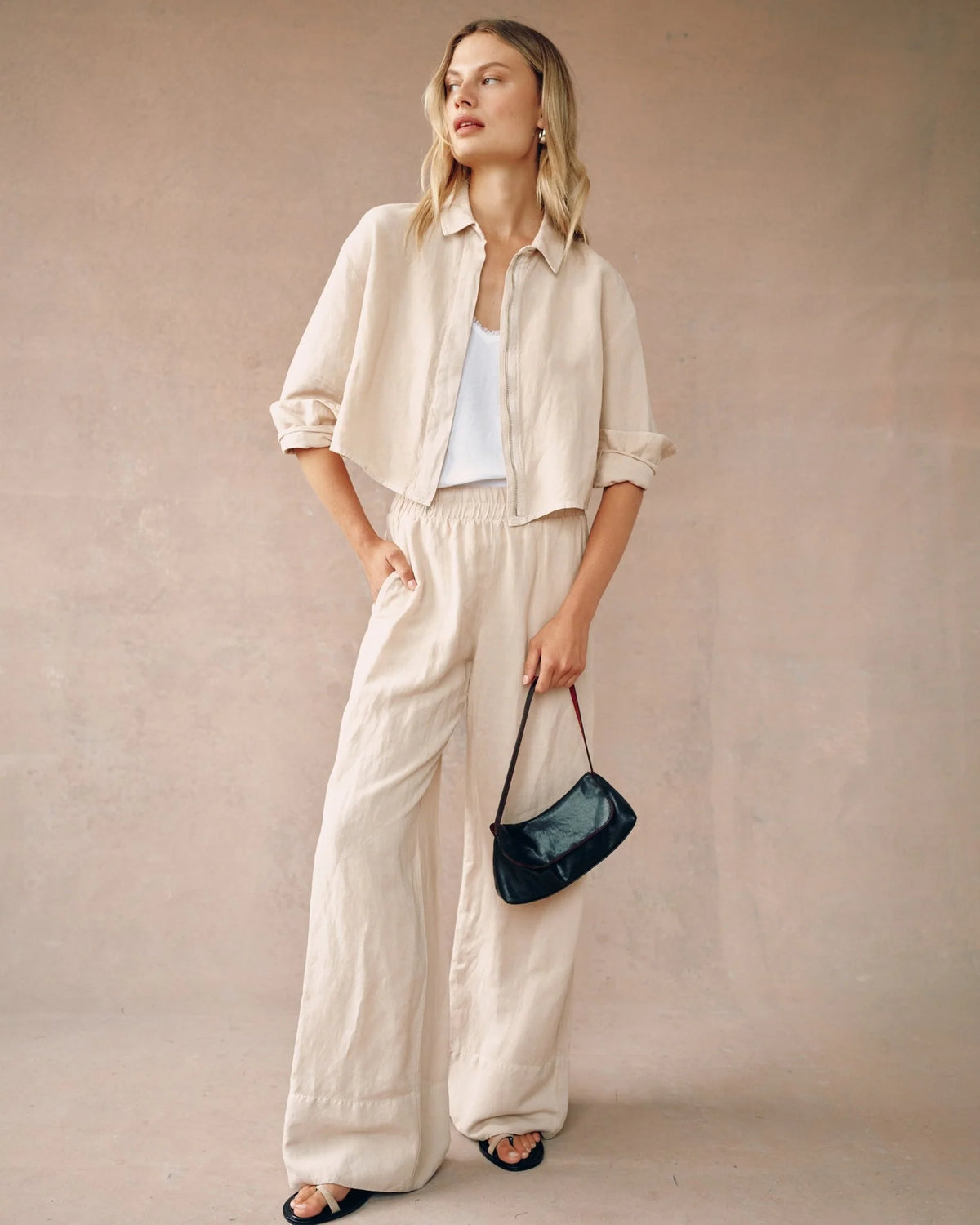 Bella Dahl Oversized Cropped Shacket