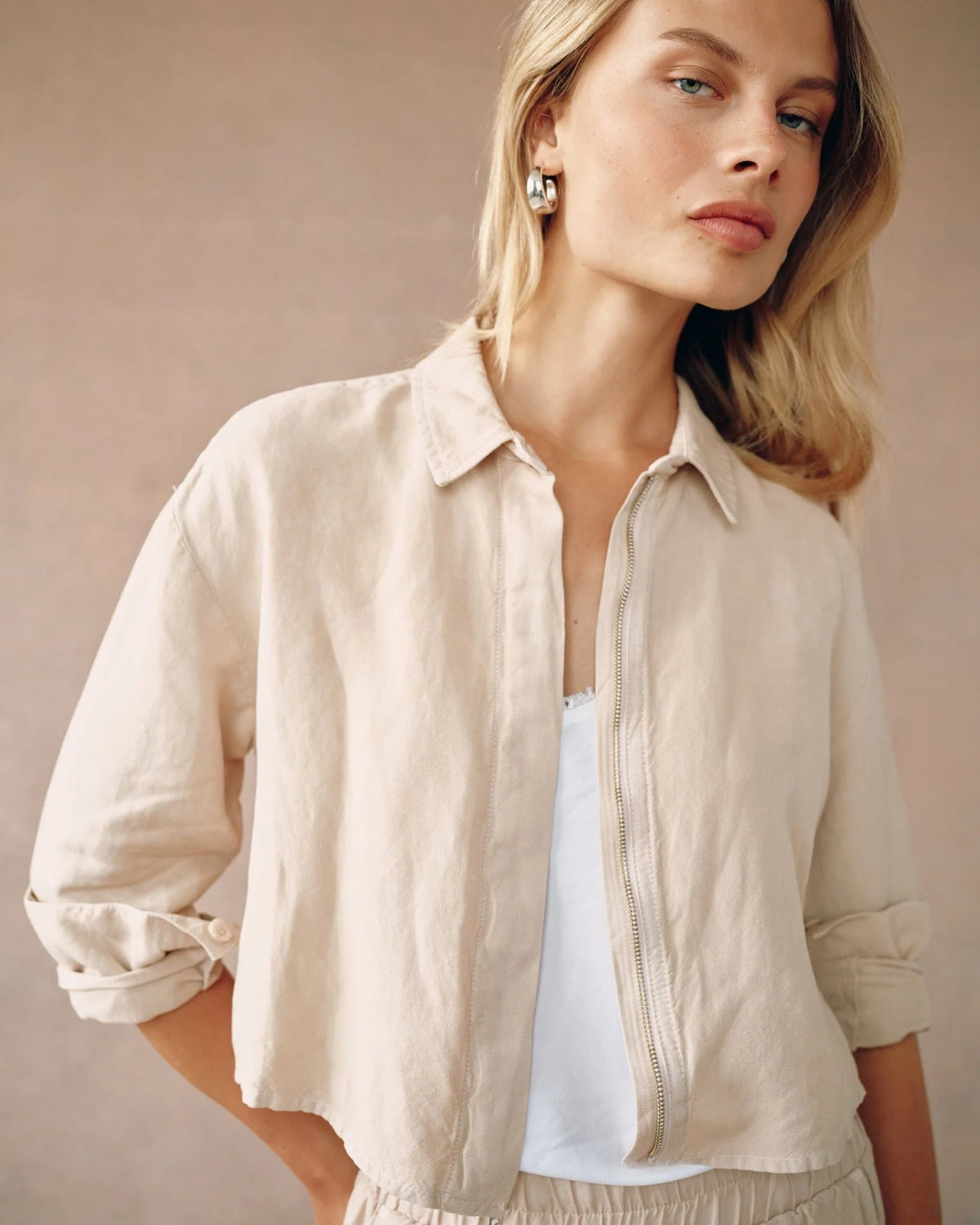 Bella Dahl Oversized Cropped Shacket