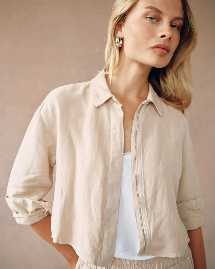 Bella Dahl Oversized Cropped Shacket