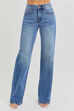 High Rise Wide Leg Jean