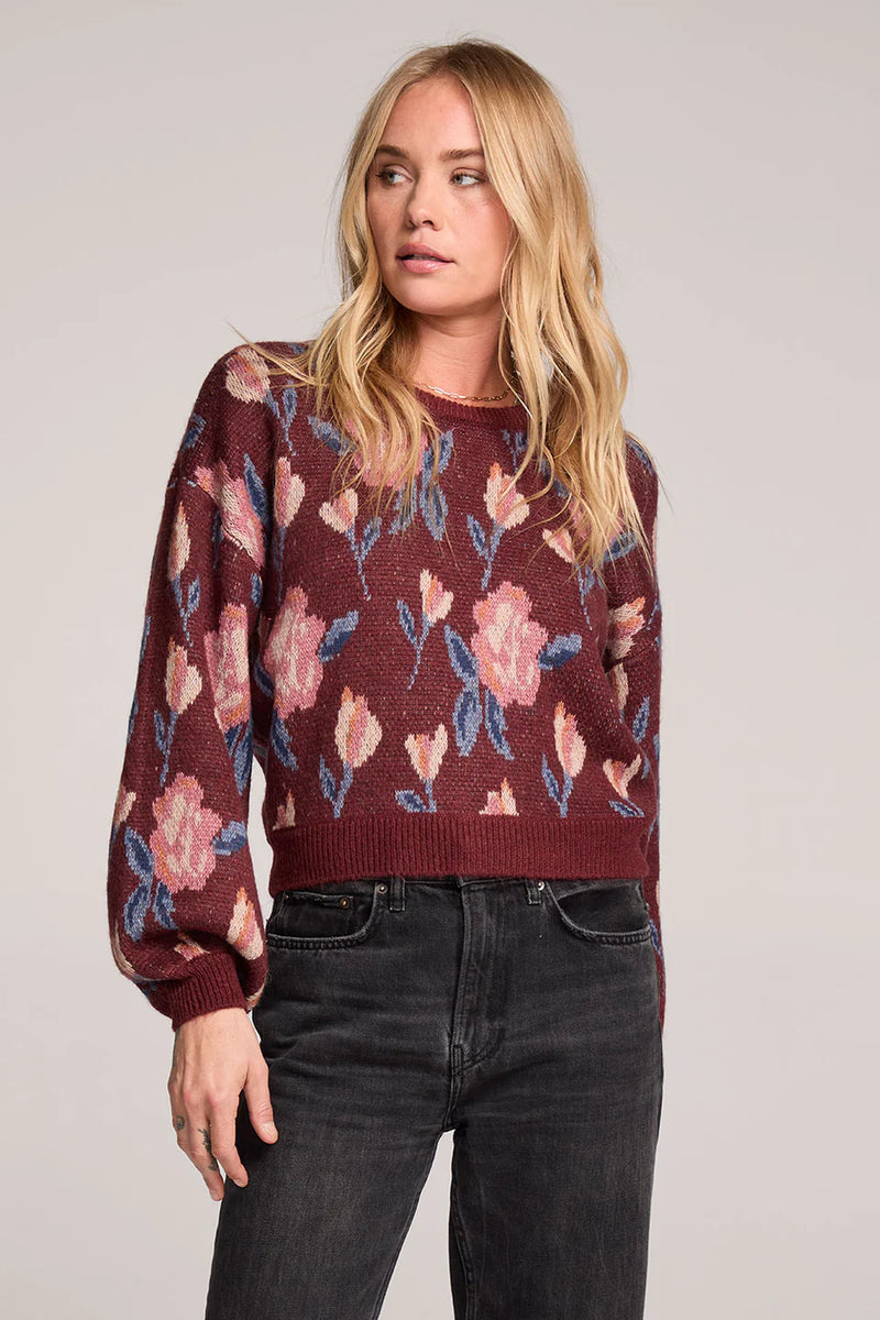 Saltwater Luxe Ronnie Sangria Sweater