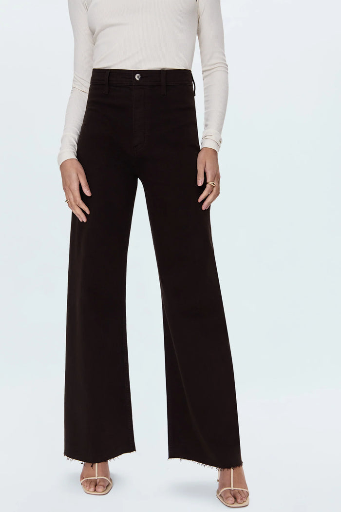 Pistola Penny Mocha High Rise Wide Leg