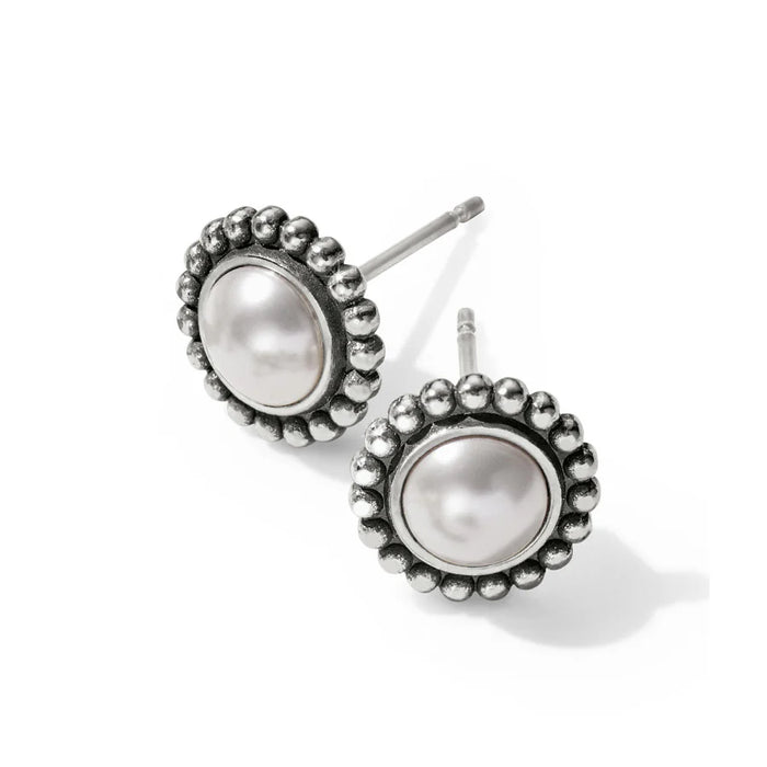 Pearl Luster Mini Post Earrings