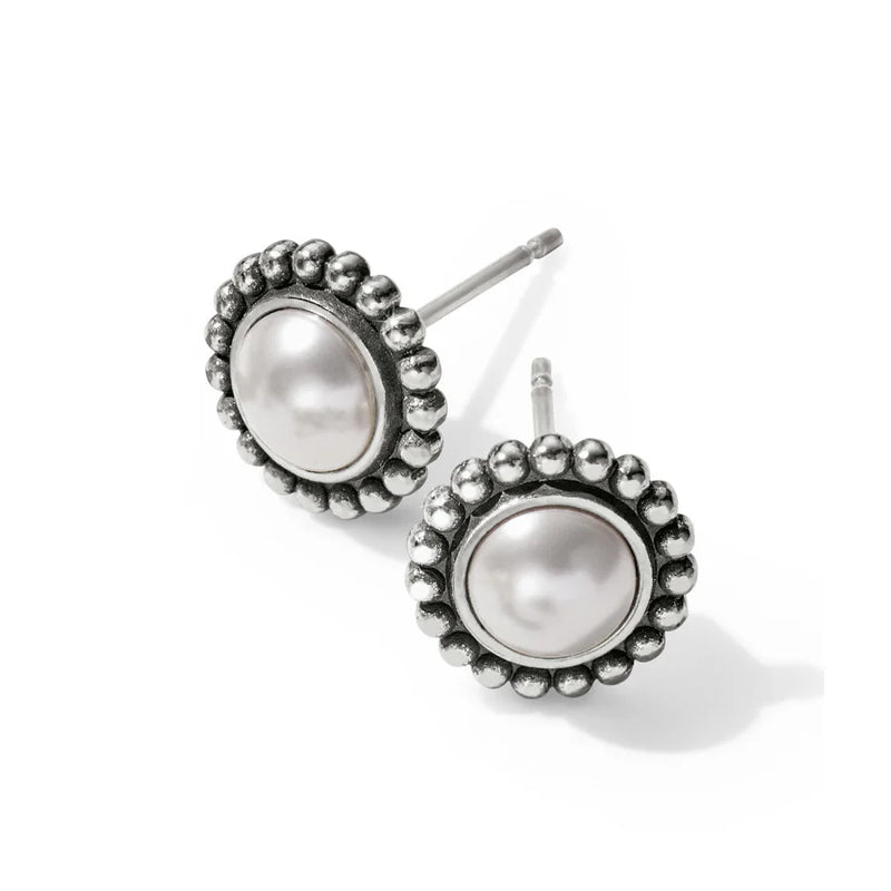 Pearl Luster Mini Post Earrings