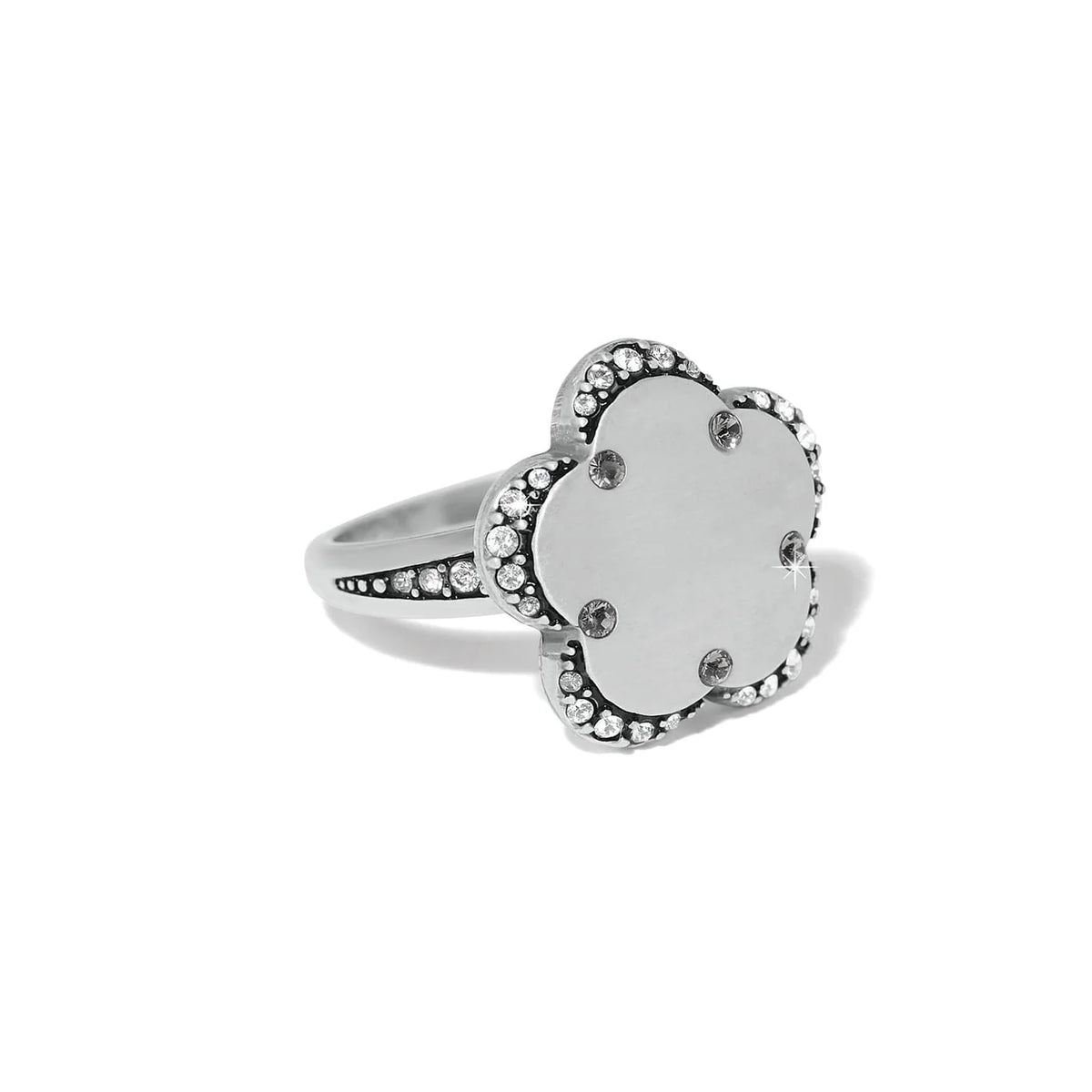 Gaia Flower Silver Ring