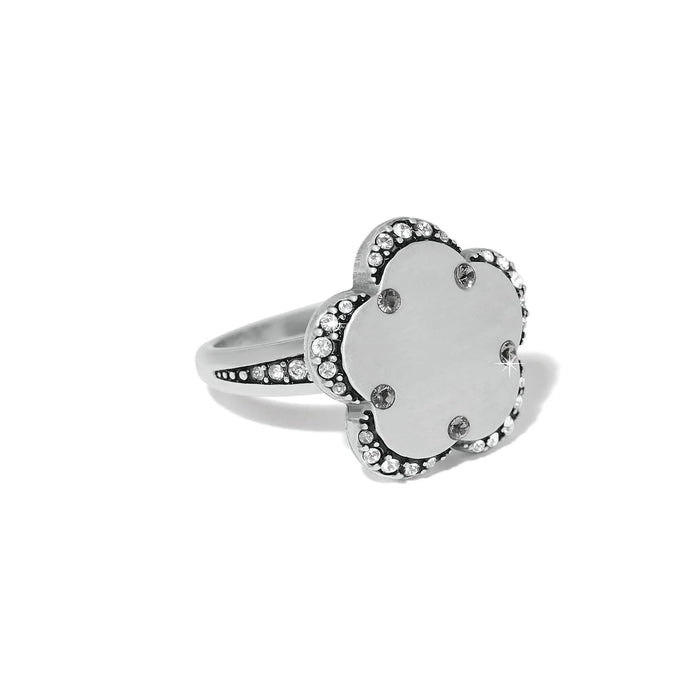 Gaia Flower Silver Ring