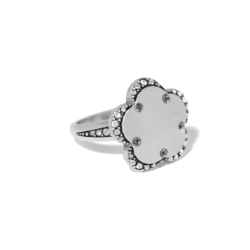 Gaia Flower Silver Ring