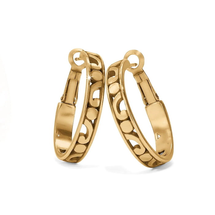 Contempo Small Hoop Gold Earrings