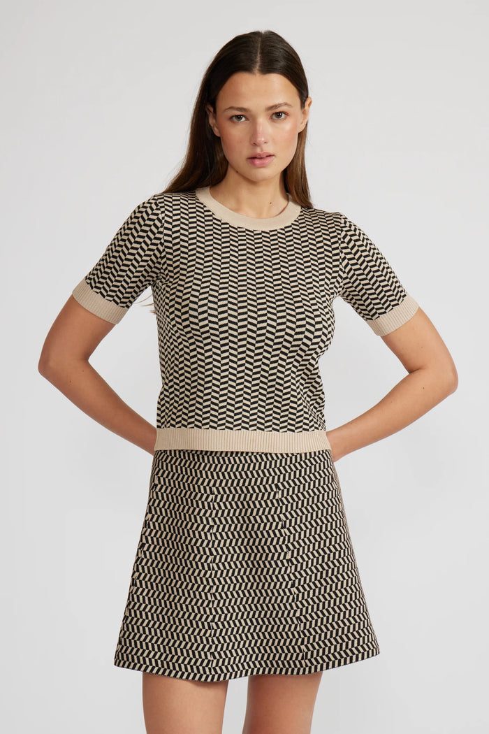 Lucy Paris- Warren Knit Top