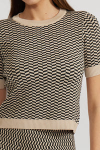 Lucy Paris- Warren Knit Top