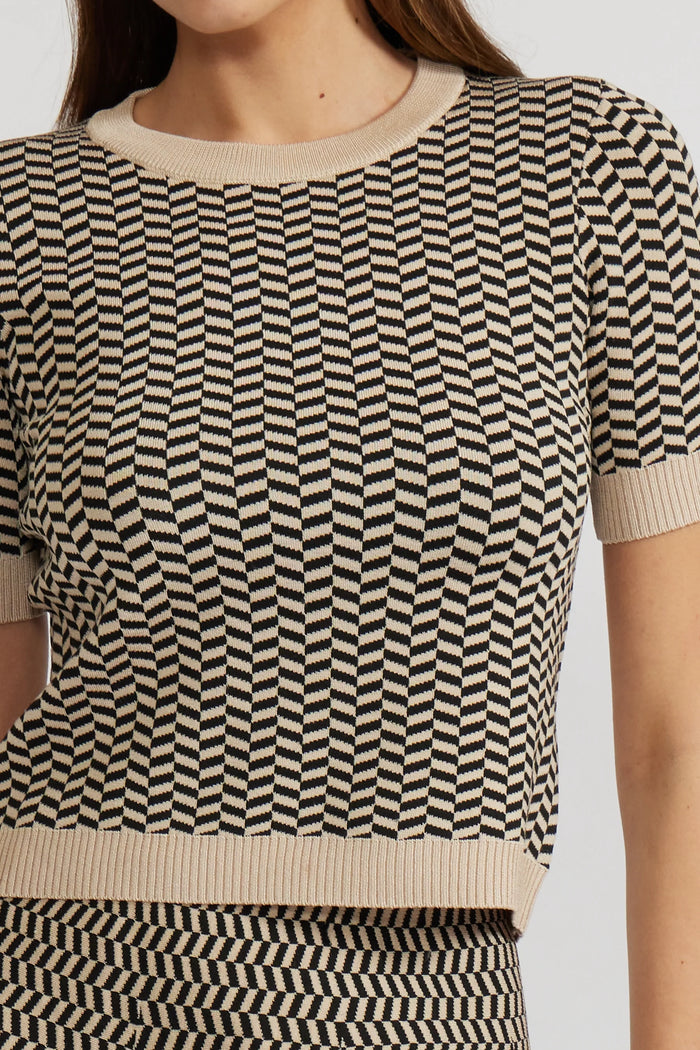 Lucy Paris- Warren Knit Top