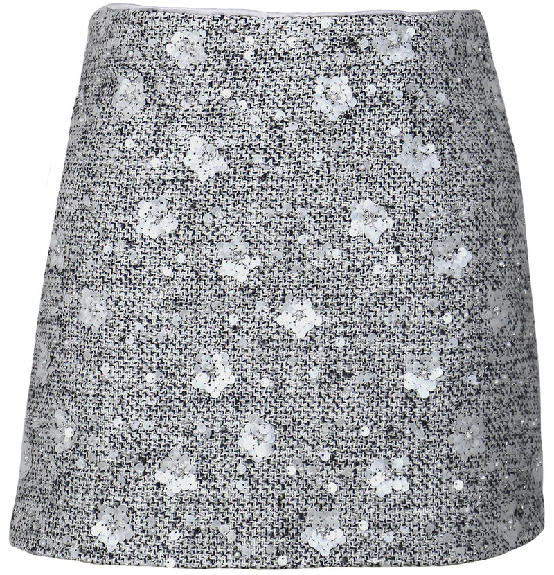 Rosalyn Sequined Mini Skirt
