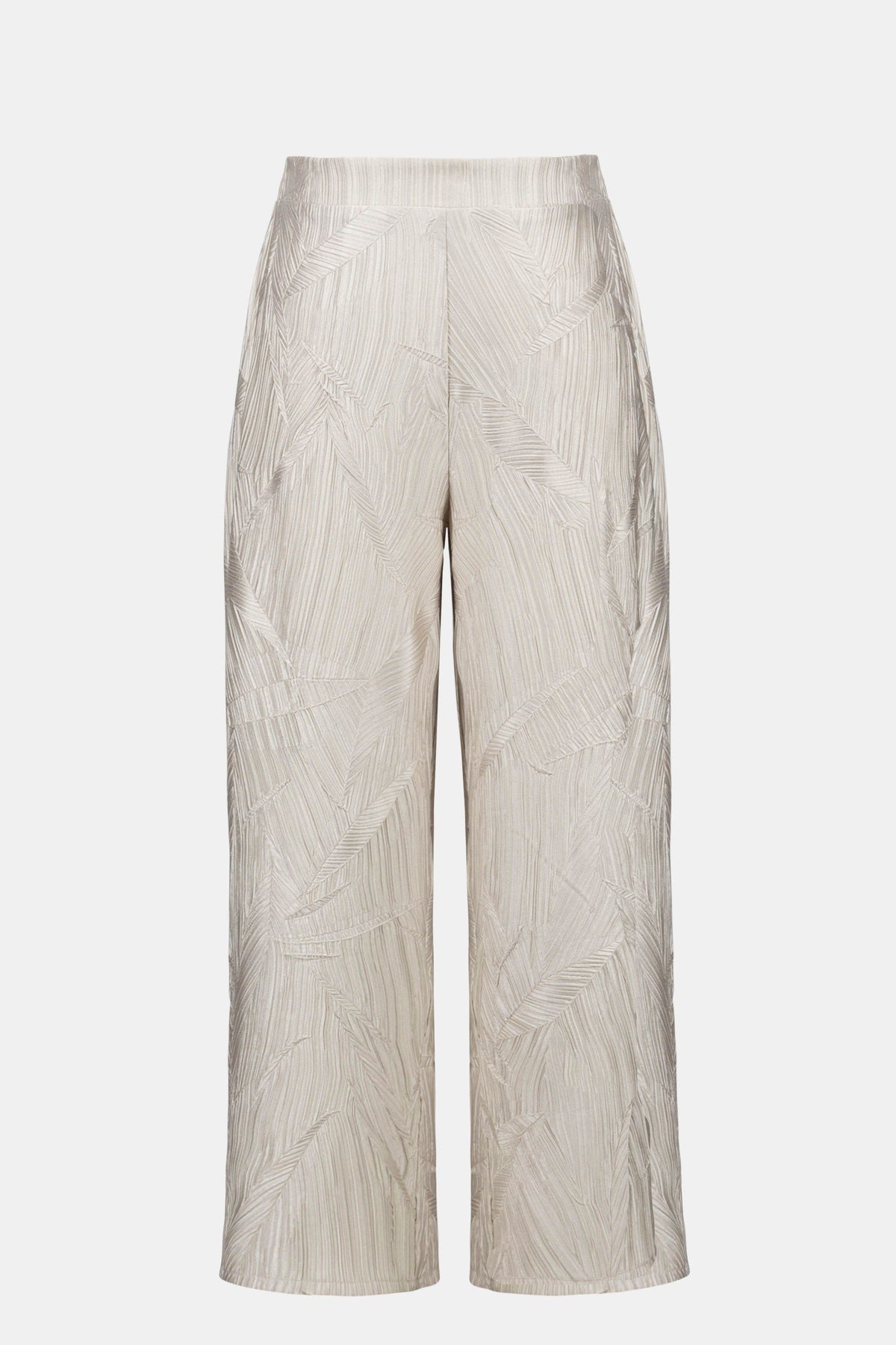 Joseph Ribkoff-Pleated Satin Pull-On Culotte Pants