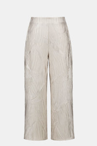 Joseph Ribkoff-Pleated Satin Pull-On Culotte Pants