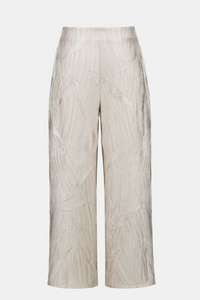 Joseph Ribkoff-Pleated Satin Boxy Pull-On Culotte Pants