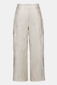 Joseph Ribkoff-Pleated Satin Boxy Pull-On Culotte Pants