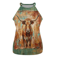 Baha Ranch Lonely Bull Western Tank Top
