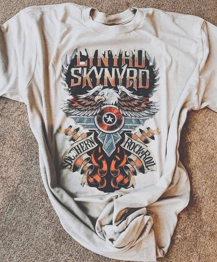 Vintage Southern Rock N' Roll Graphic Tee Comfort Colors