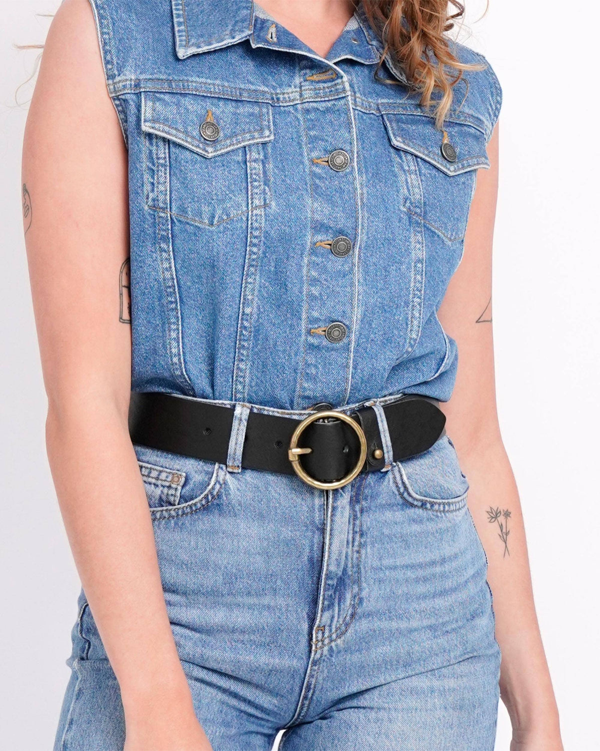 Pip 2.0 | Vintage Full-Grain Leather Belt for Women