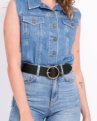 Pip 2.0 | Vintage Full-Grain Leather Belt for Women