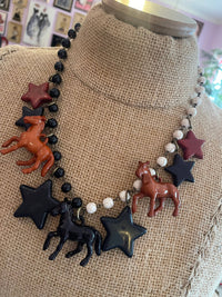 Arizona Horse Necklace-Western:Dopamine 
