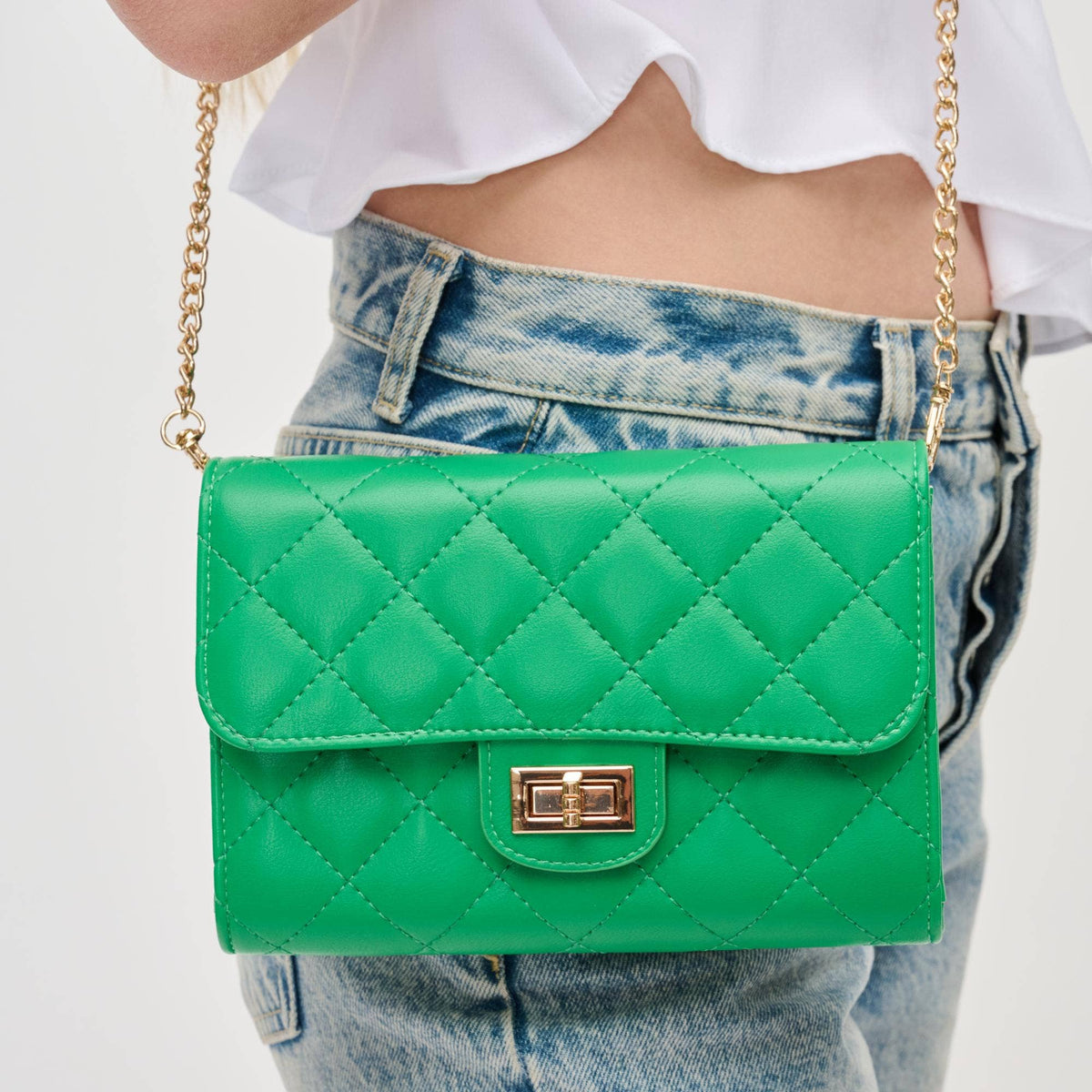 Winona Quilted  Multi-Compartment Crossbody