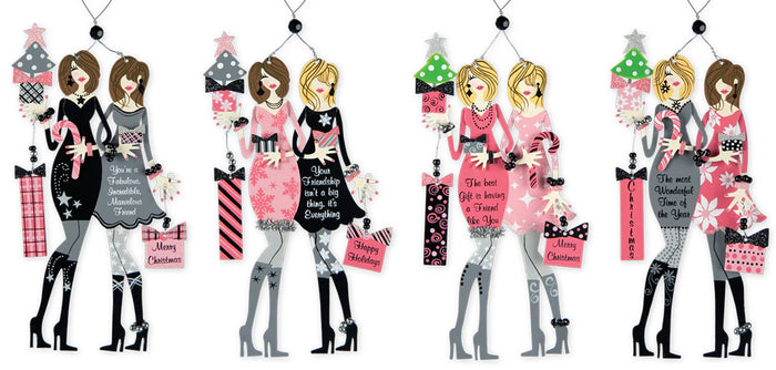 Fabulous Friends Ornament 4 Asst