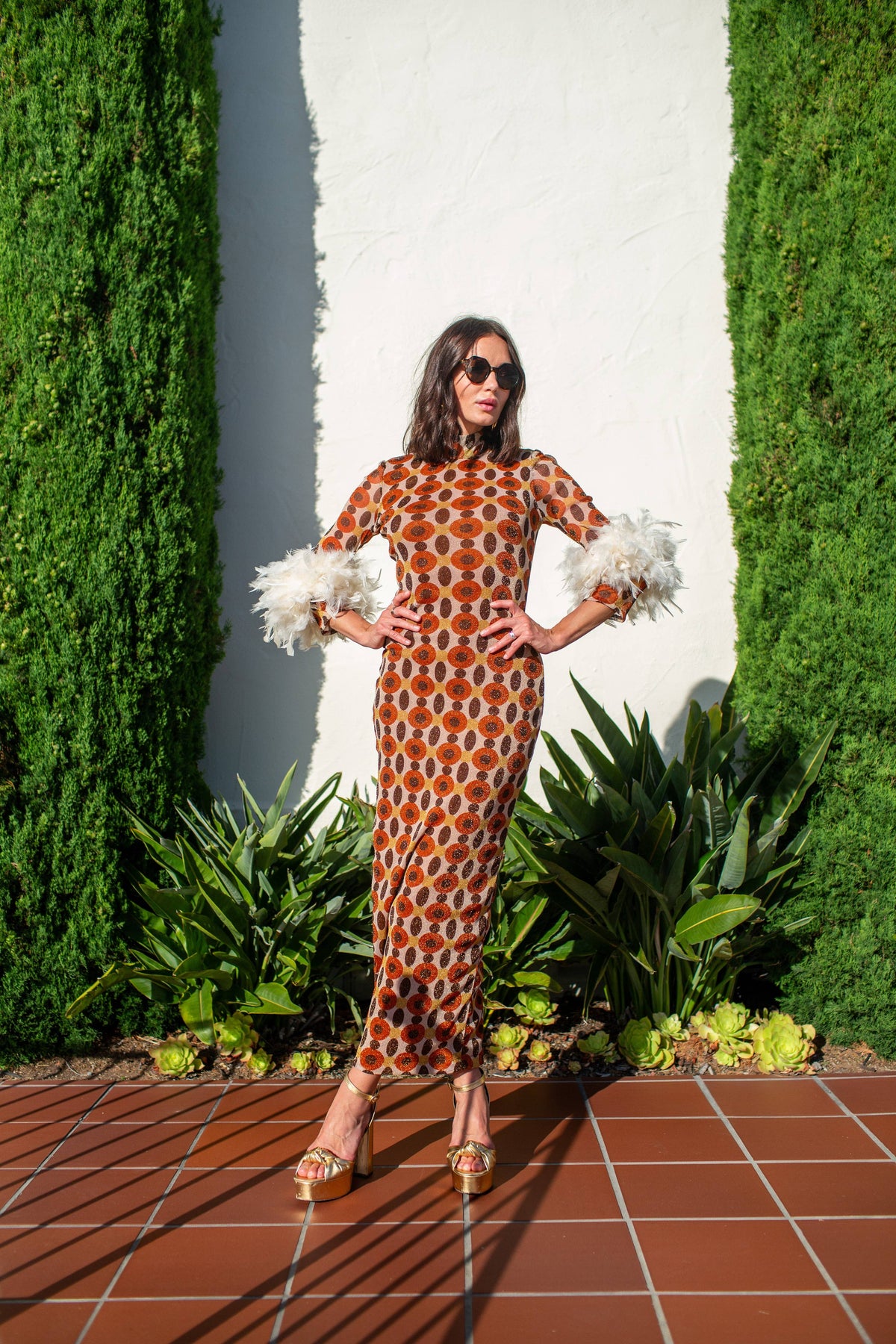 Catroux Dress in Le Corbusier