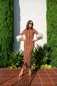 Catroux Dress in Le Corbusier