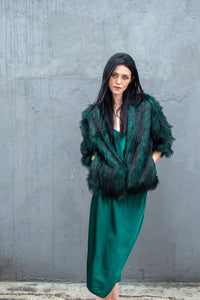 Shadow Spruce Faux Fur Jacket