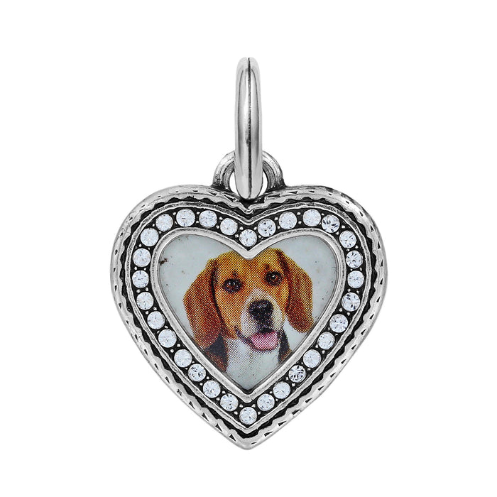 Memento Heart Photo Charm